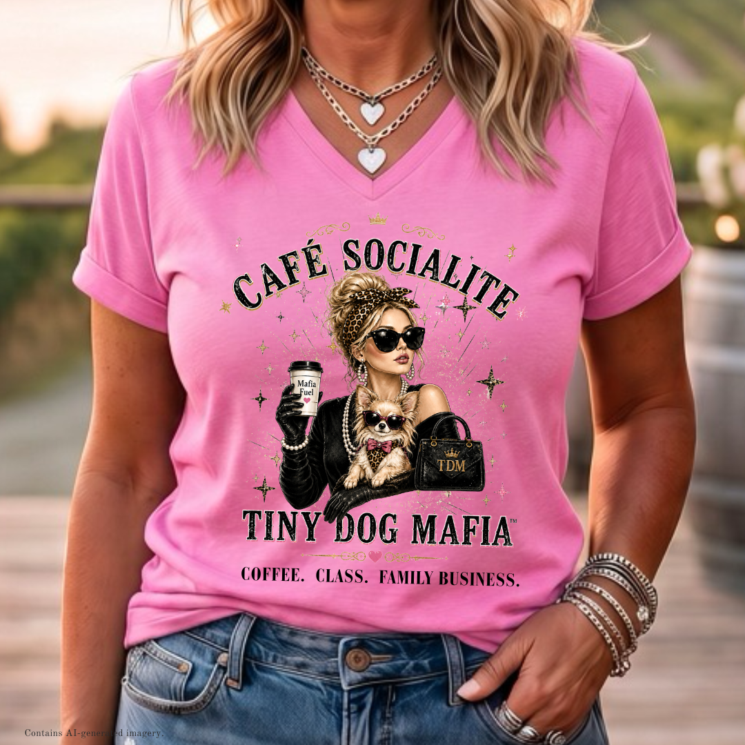 Cafe Socialite Blondie V-Neck