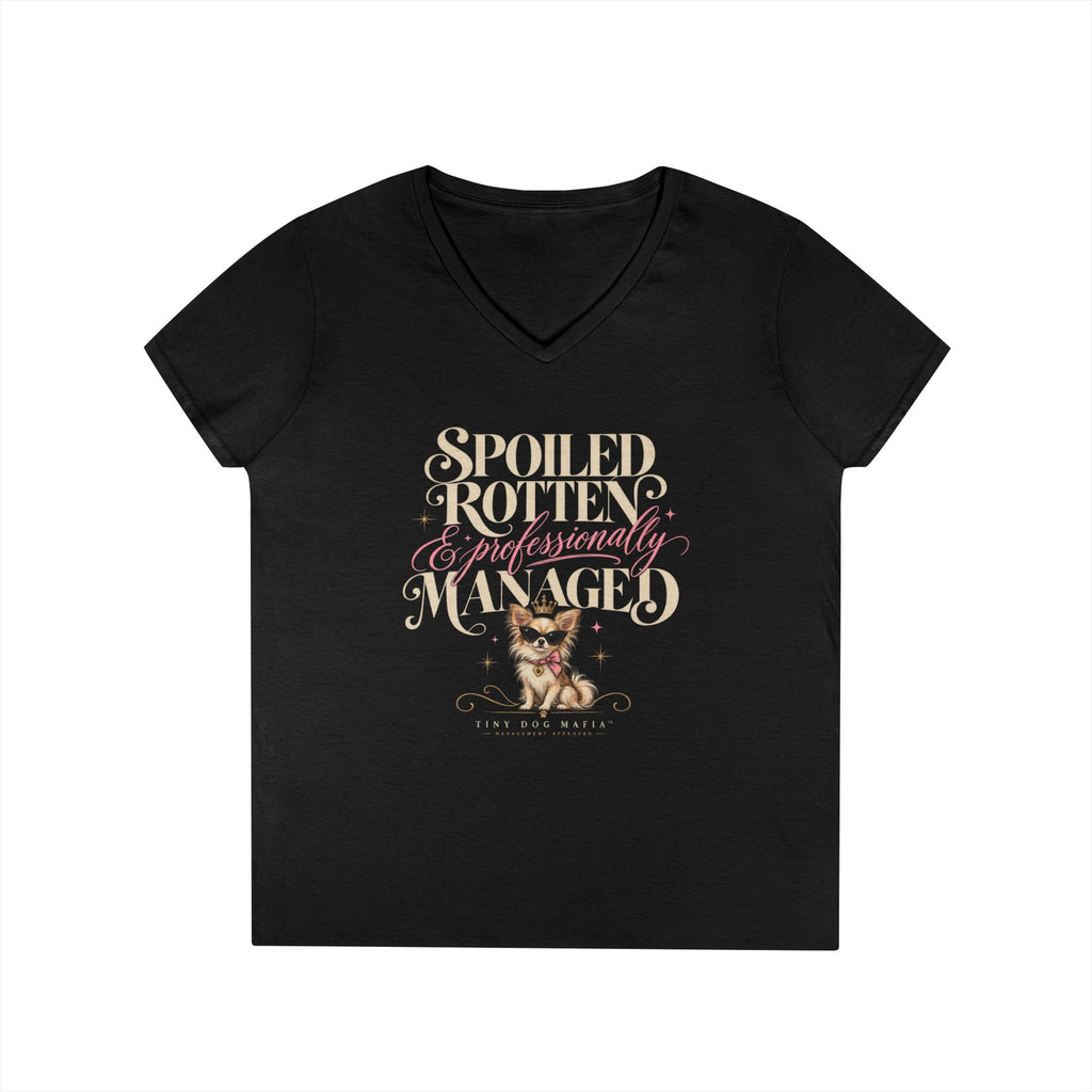 Chihuahu Long Hair Light - V-Neck Tee