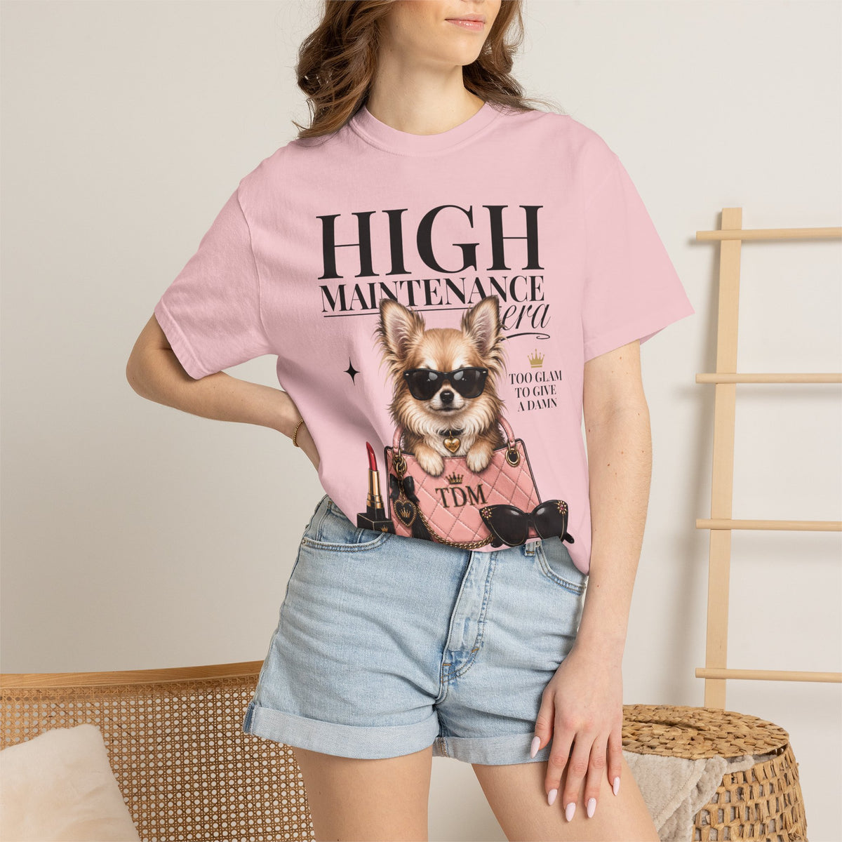 Chihuahua Long Hair | High Maintenance Era T-Shirt