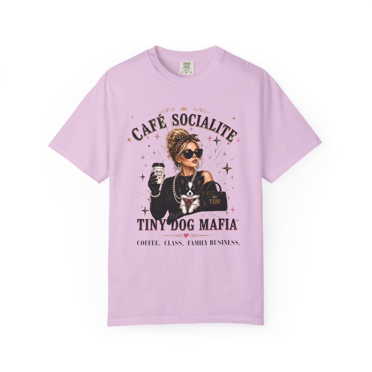 Papillon 1 - Black_White | Blondie Socialite T-Shirt