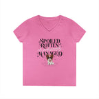 Papillon Red/White | Spoiled & Managed V-Neck