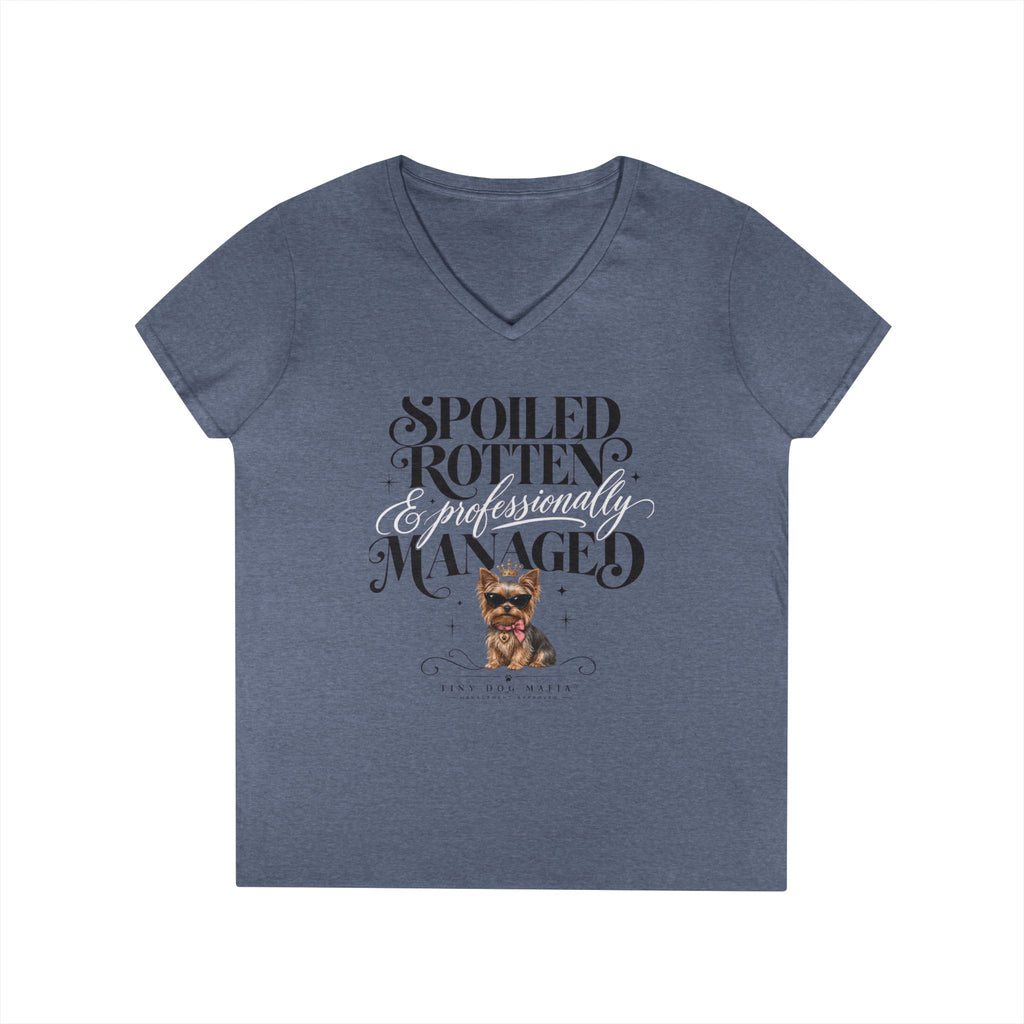 Yorkie - V-Neck Tee