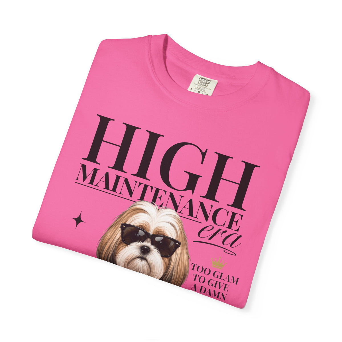 Shih Tzu Gold/White | High Maintenance Era T-Shirt