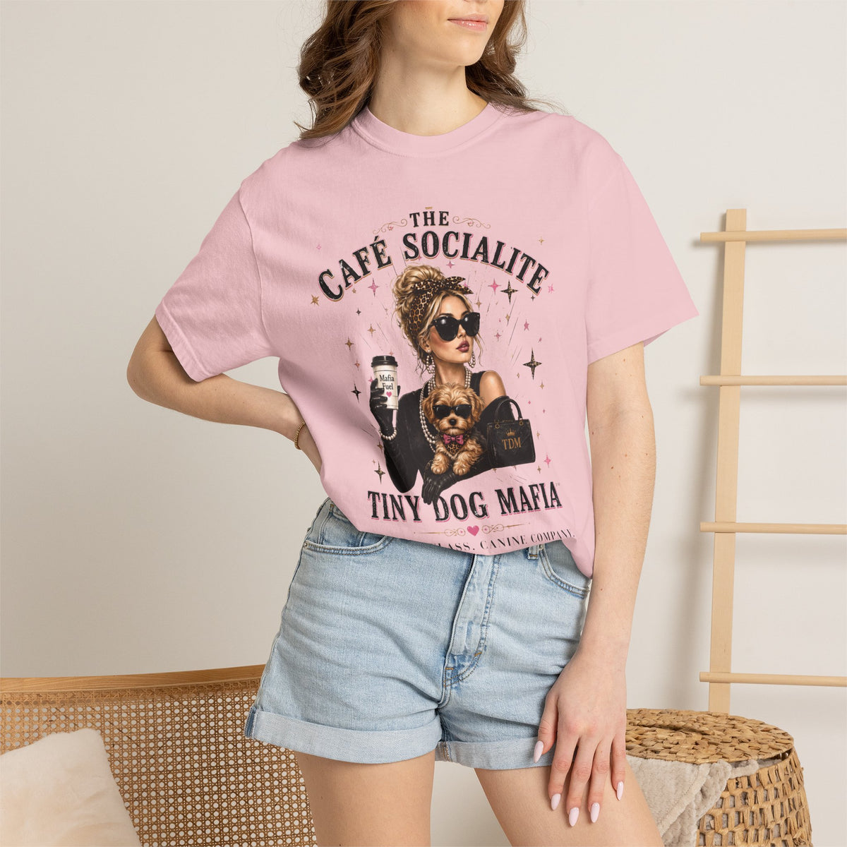Yorkiepoo | Cafe Socialite T-Shirt