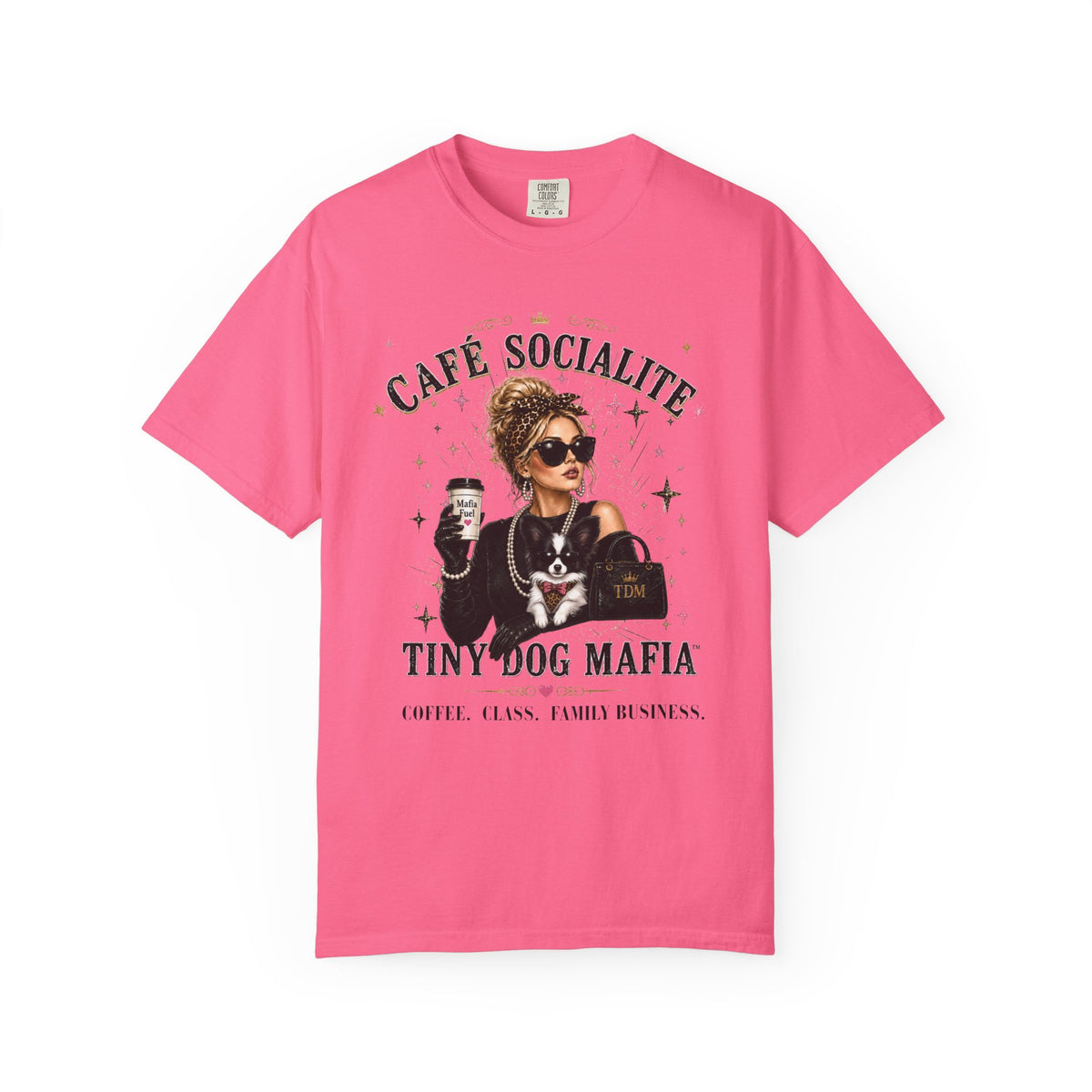 Papillon 1 - Black_White | Blondie Socialite T-Shirt