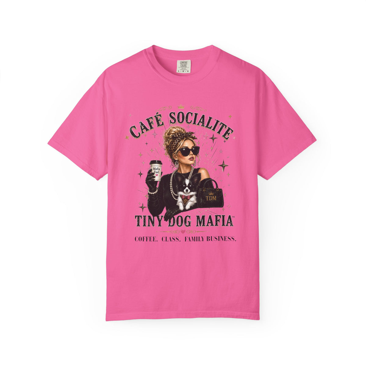 Papillon 1 - Black_White | Blondie Socialite T-Shirt