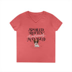 Papillon Red/White | Spoiled & Managed V-Neck