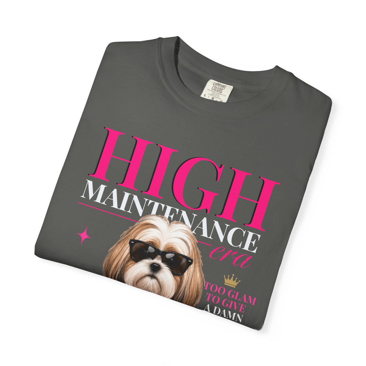 Shih Tzu Gold/White | High Maintenance Era T-Shirt