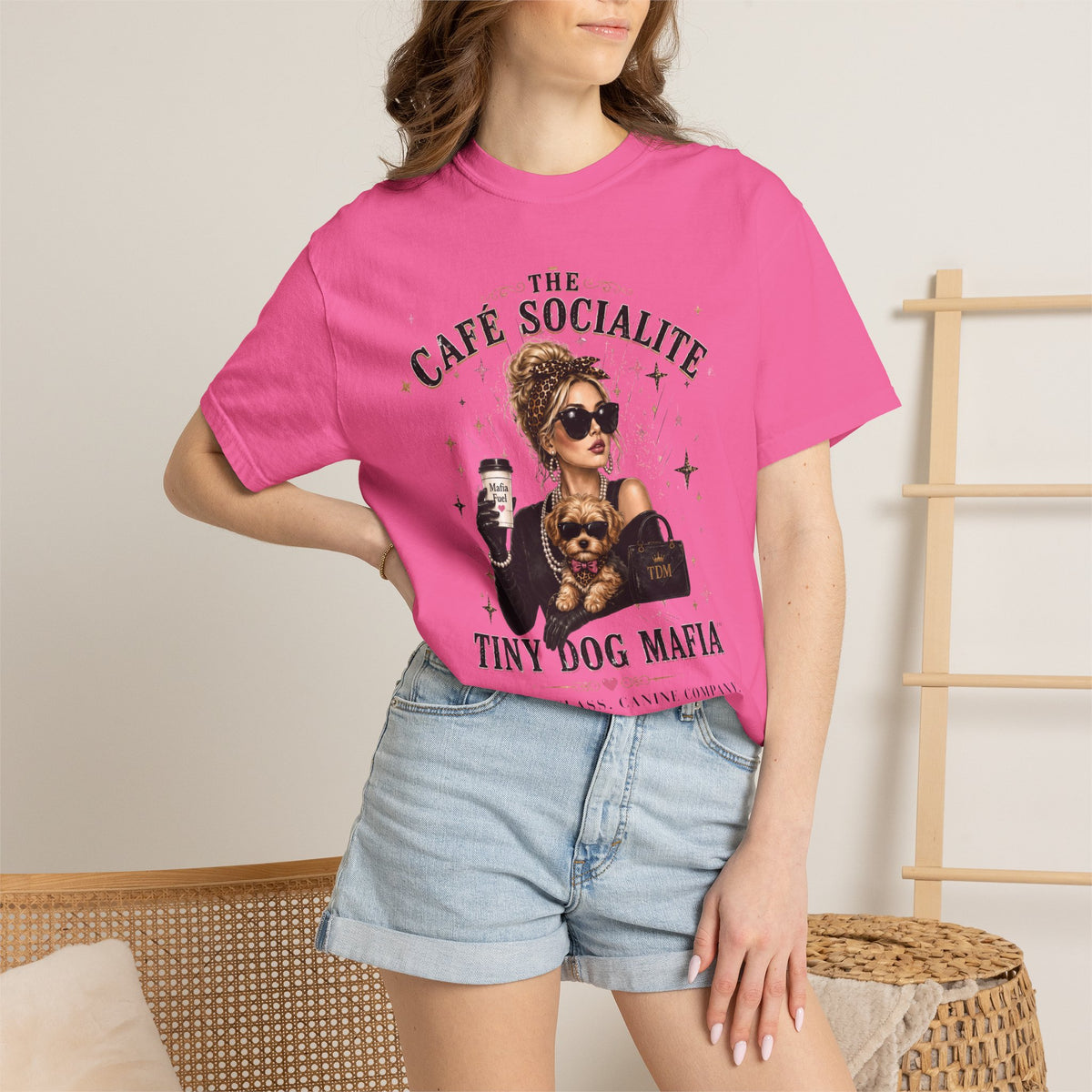 Yorkiepoo | Cafe Socialite T-Shirt