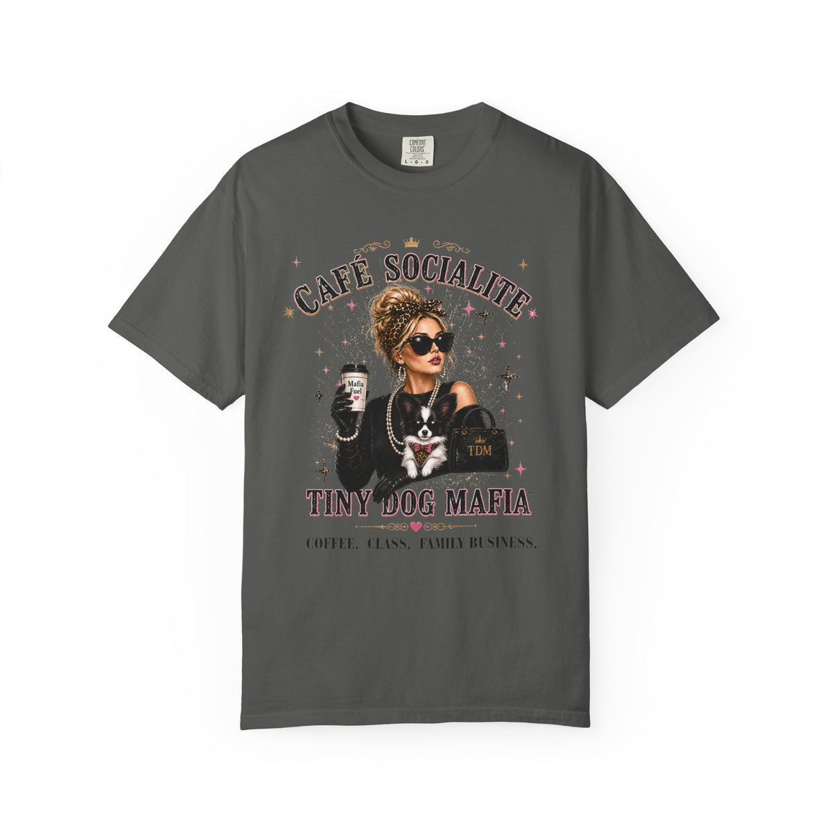 Papillon 1 - Black_White | Blondie Socialite T-Shirt