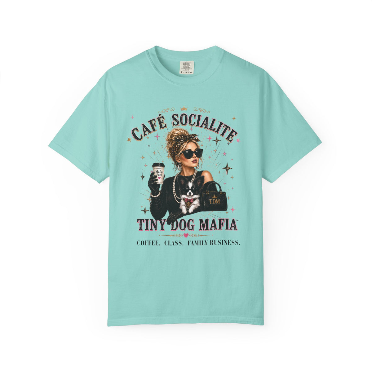 Papillon 1 - Black_White | Blondie Socialite T-Shirt