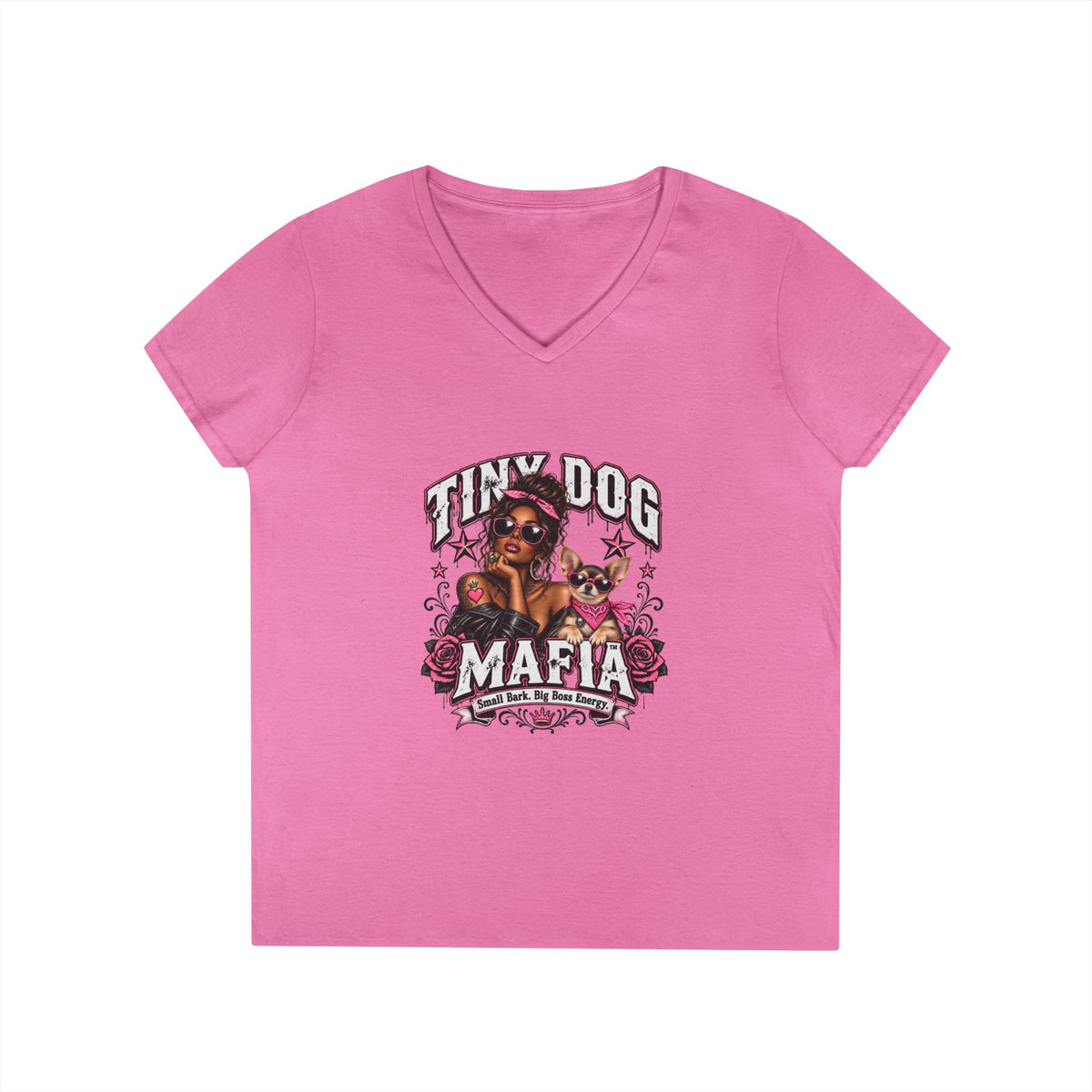 Chihuahua - Sable | Melanin Muse | Glam Boss V-Neck