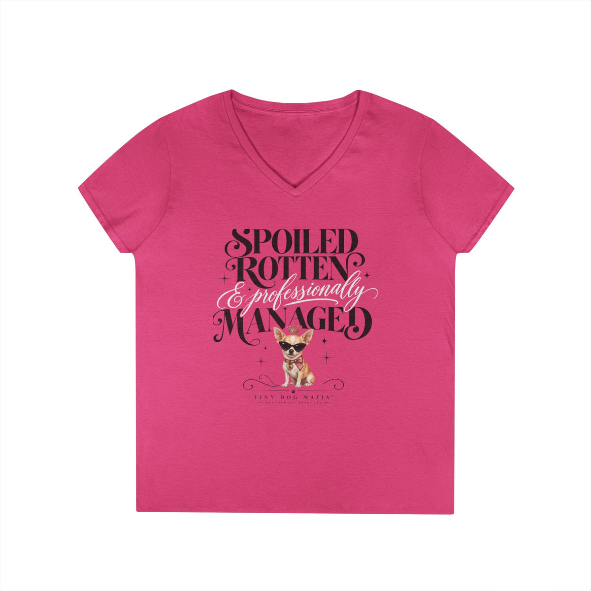 Chihuahua Short Light - V-Neck Tee