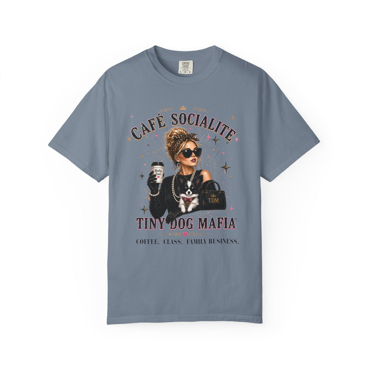 Papillon 1 - Black_White | Blondie Socialite T-Shirt