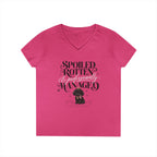 Shih Tzu Black - V-Neck Tee