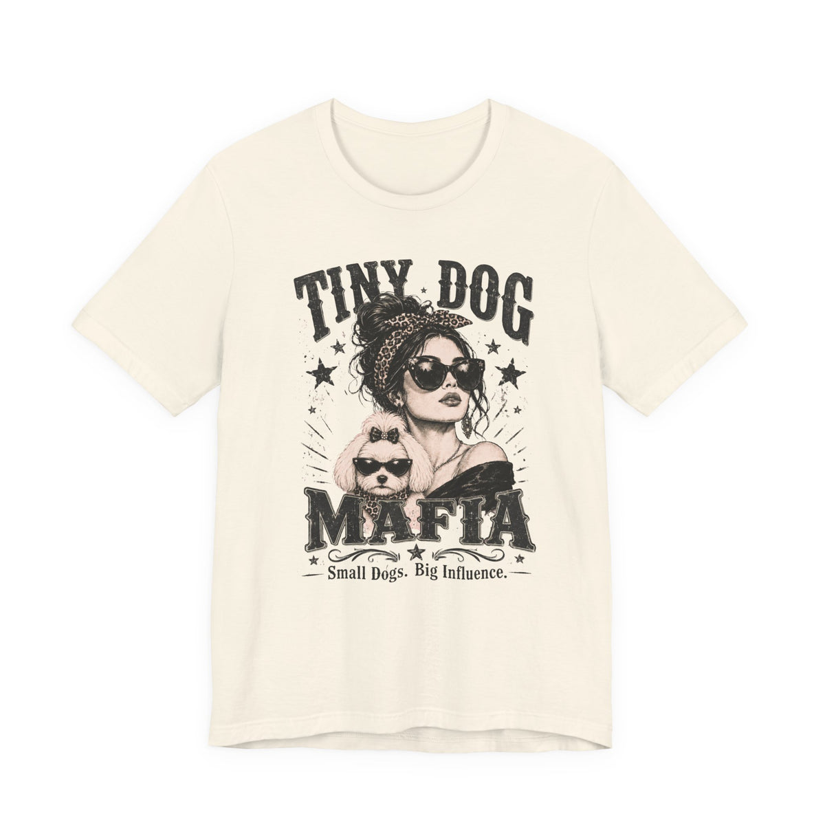 Maltese (bow) | Signature Brunette T-Shirt
