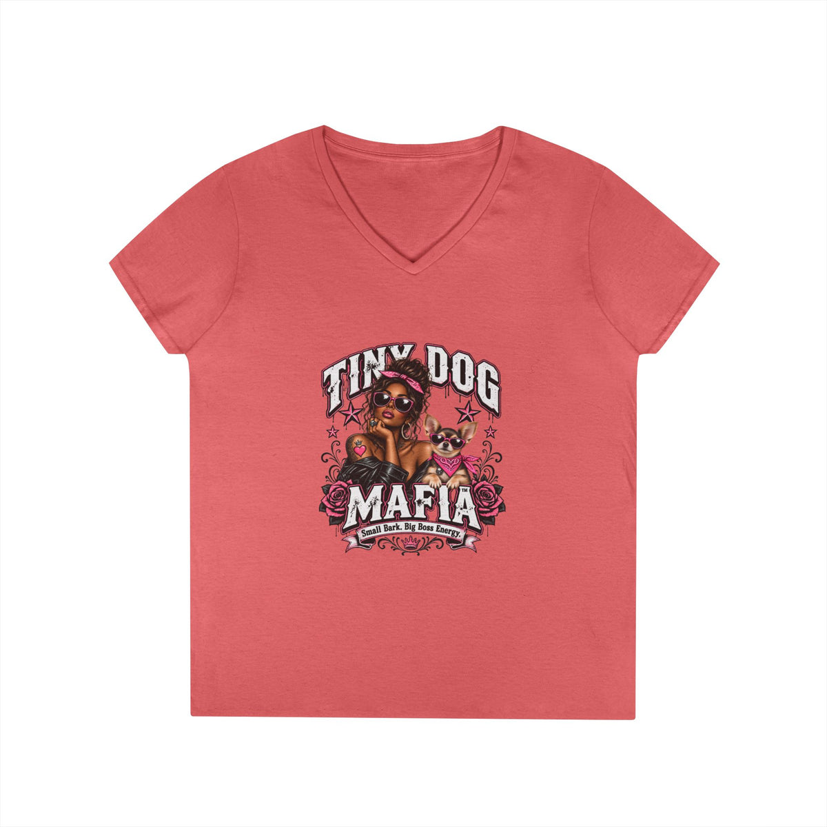 Chihuahua - Sable | Melanin Muse | Glam Boss V-Neck