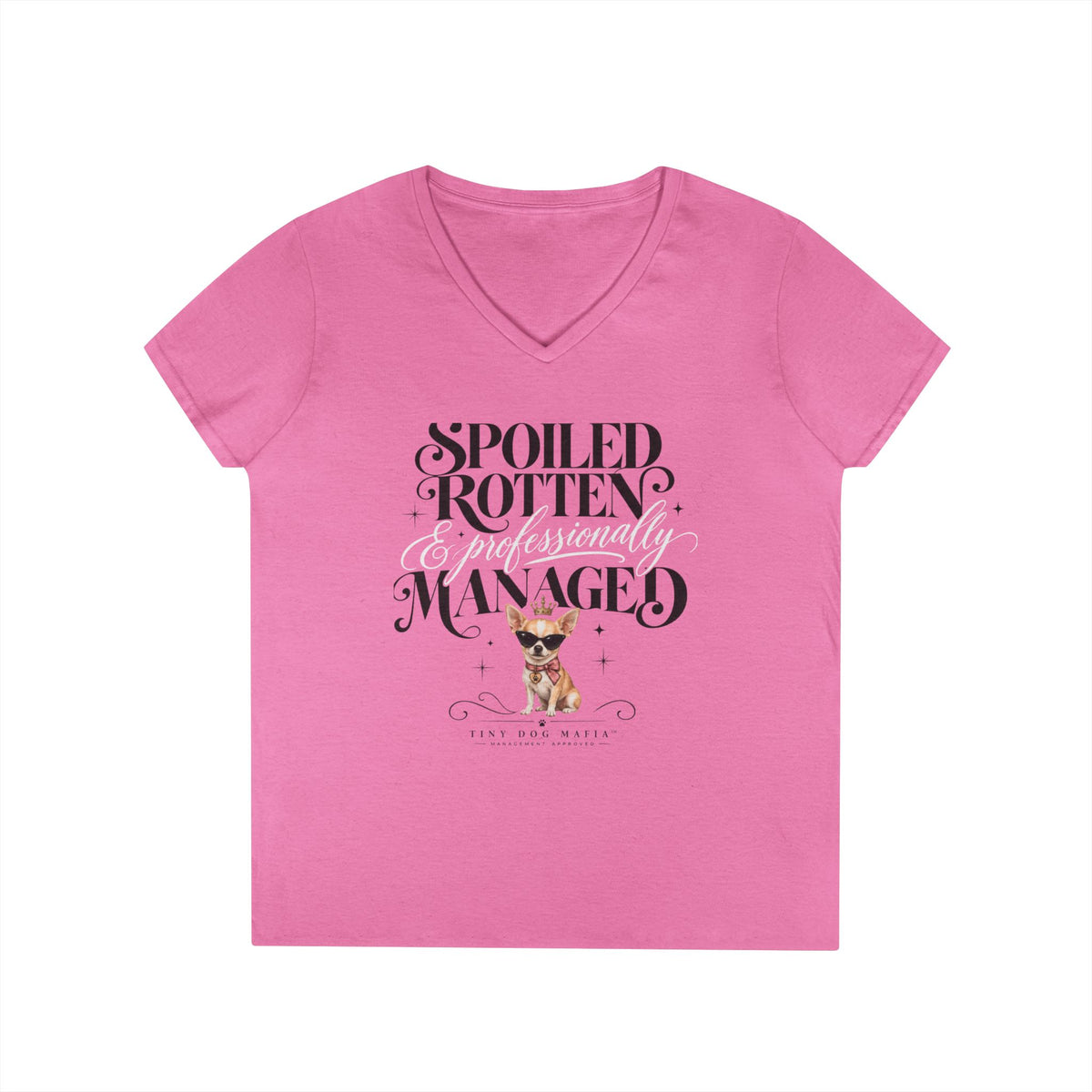 Chihuahua Short Light - V-Neck Tee
