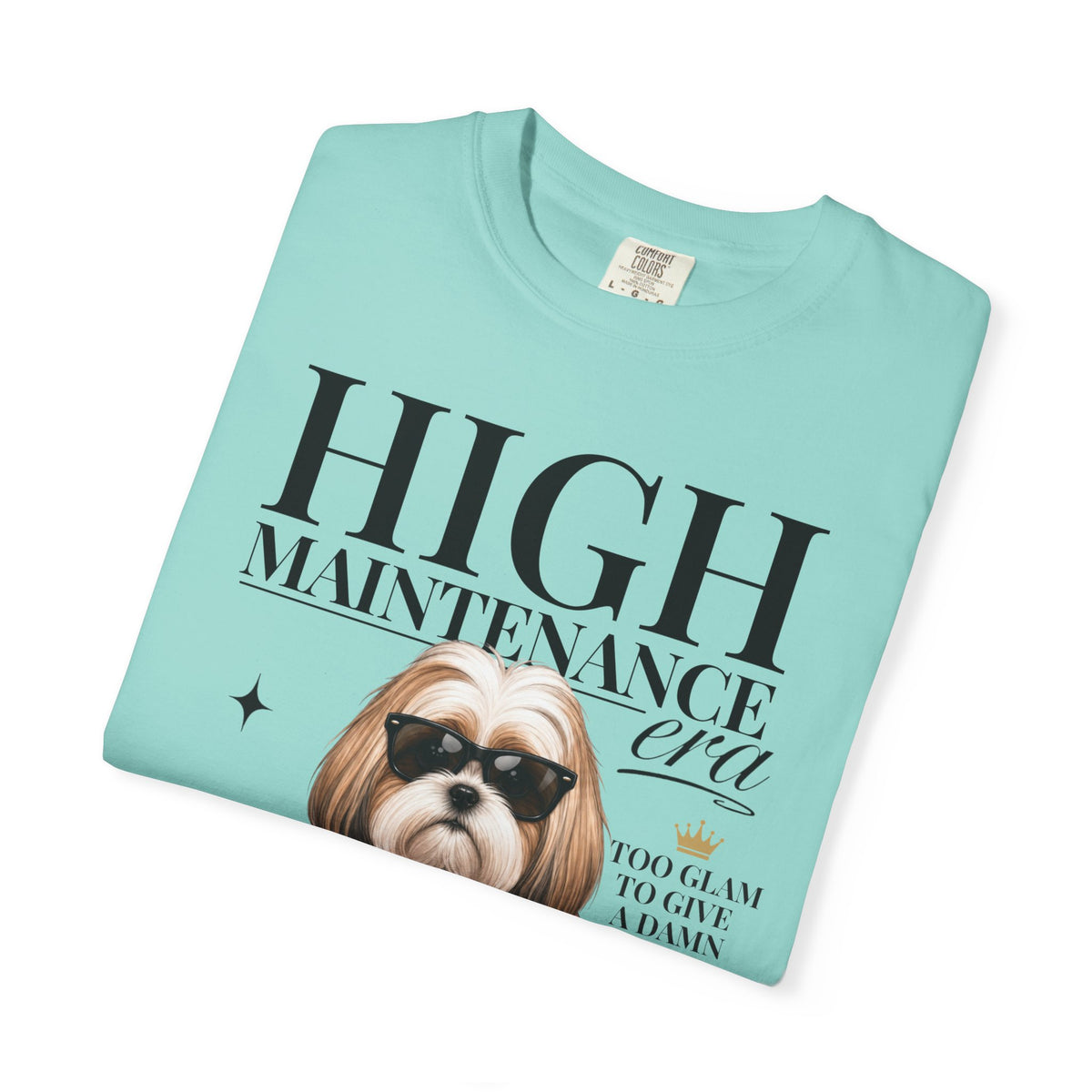 Shih Tzu Gold/White | High Maintenance Era T-Shirt