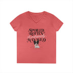 Papillon Black/White | Spoiled & Managed V-Neck