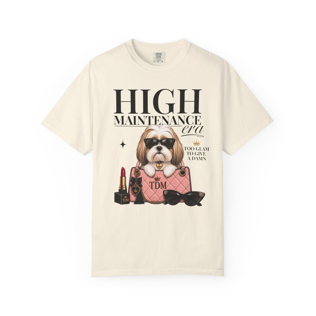 Shih Tzu Gold/White | High Maintenance Era T-Shirt