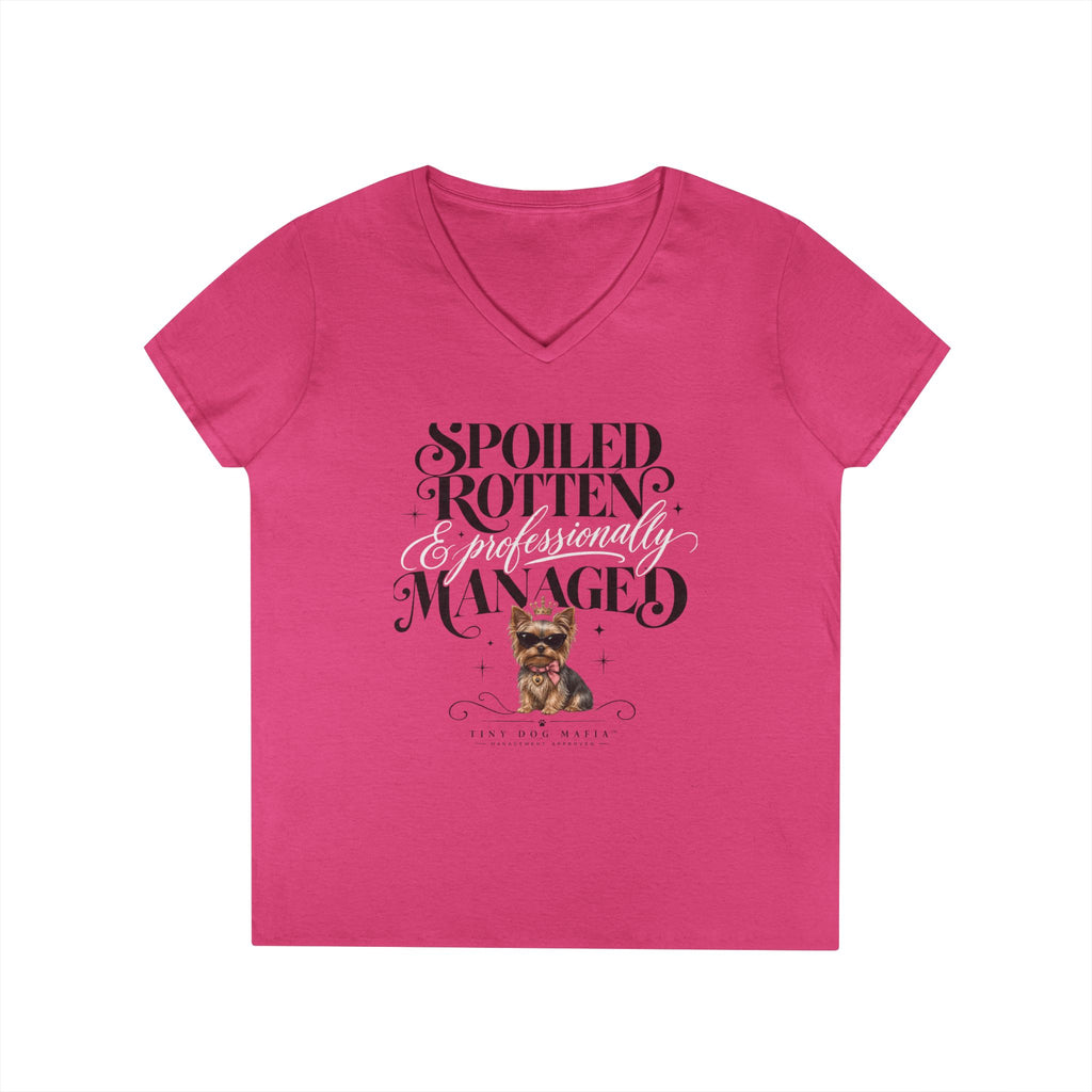 Yorkie - V-Neck Tee