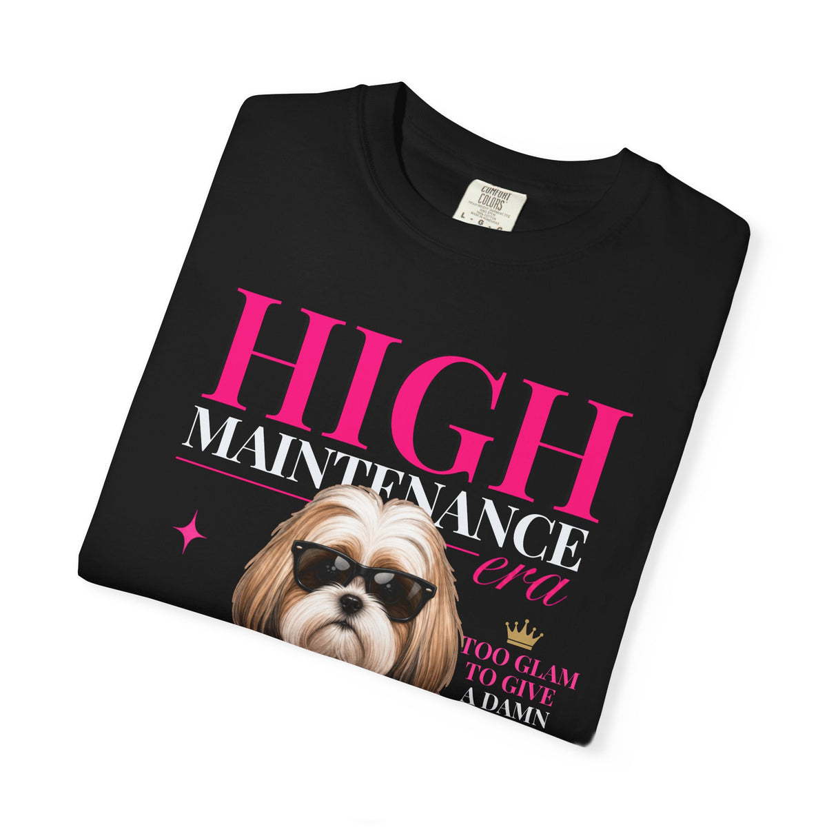 Shih Tzu Gold/White | High Maintenance Era T-Shirt