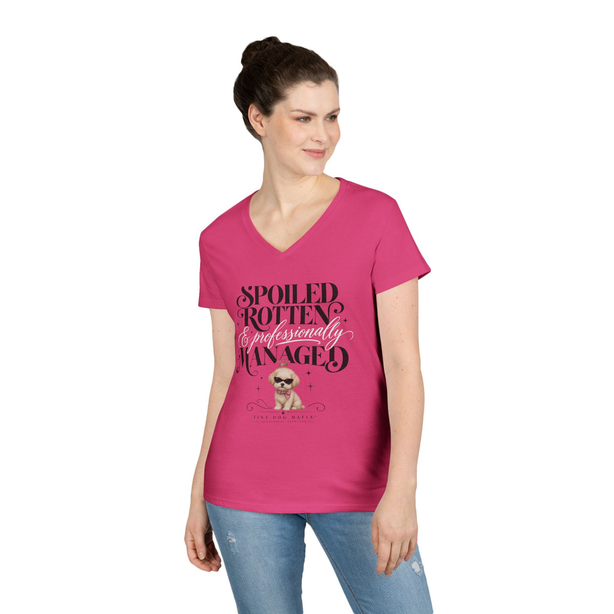 Maltipoo - V-Neck Tee