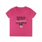 Papillon Black/White | Spoiled & Managed V-Neck