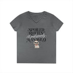 Shih Tzu White - V-Neck Tee