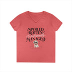 Shih Tzu White - V-Neck Tee