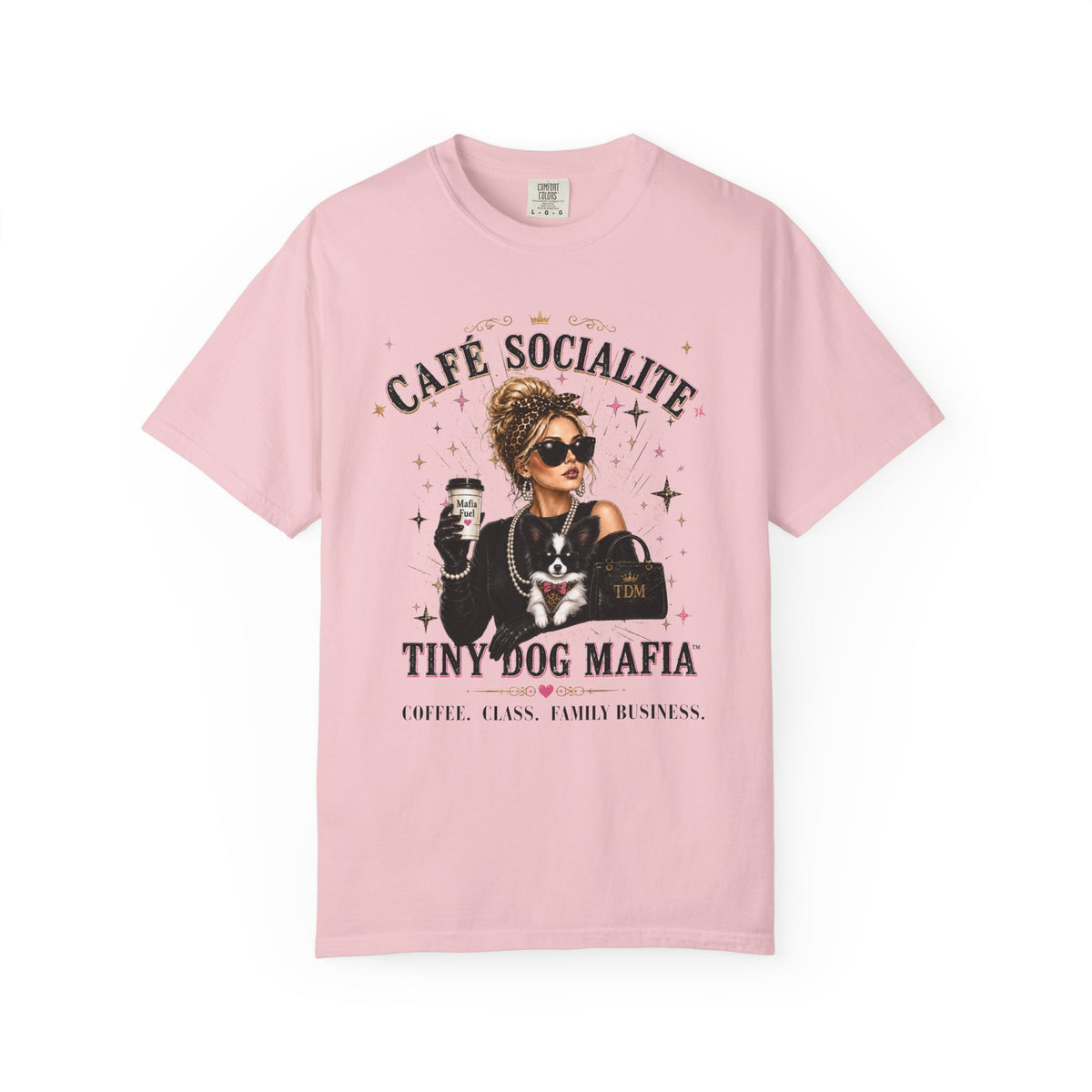 Papillon 1 - Black_White | Blondie Socialite T-Shirt