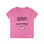 Shih Tzu White - V-Neck Tee