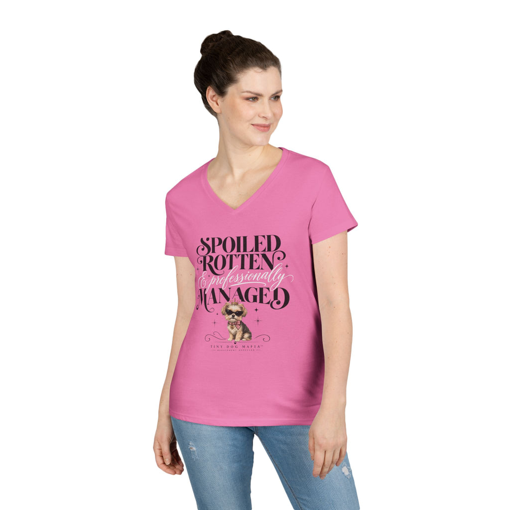 Morkie - V-Neck Tee