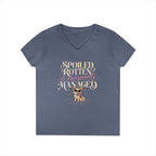 Chihuahu Long Hair Light - V-Neck Tee