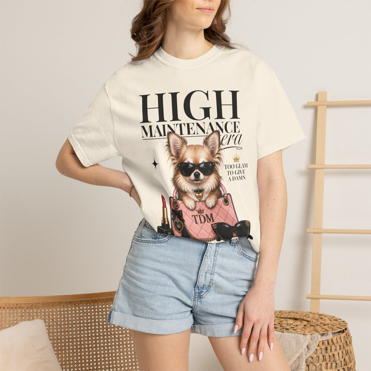Chihuahua Long Hair | High Maintenance Era T-Shirt