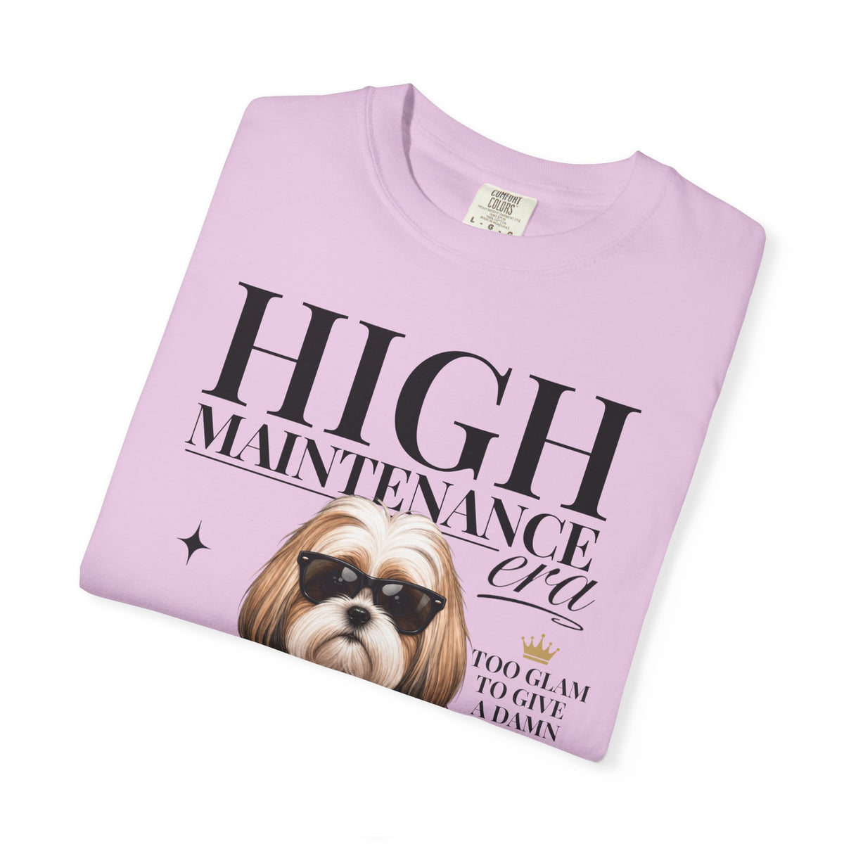 Shih Tzu Gold/White | High Maintenance Era T-Shirt