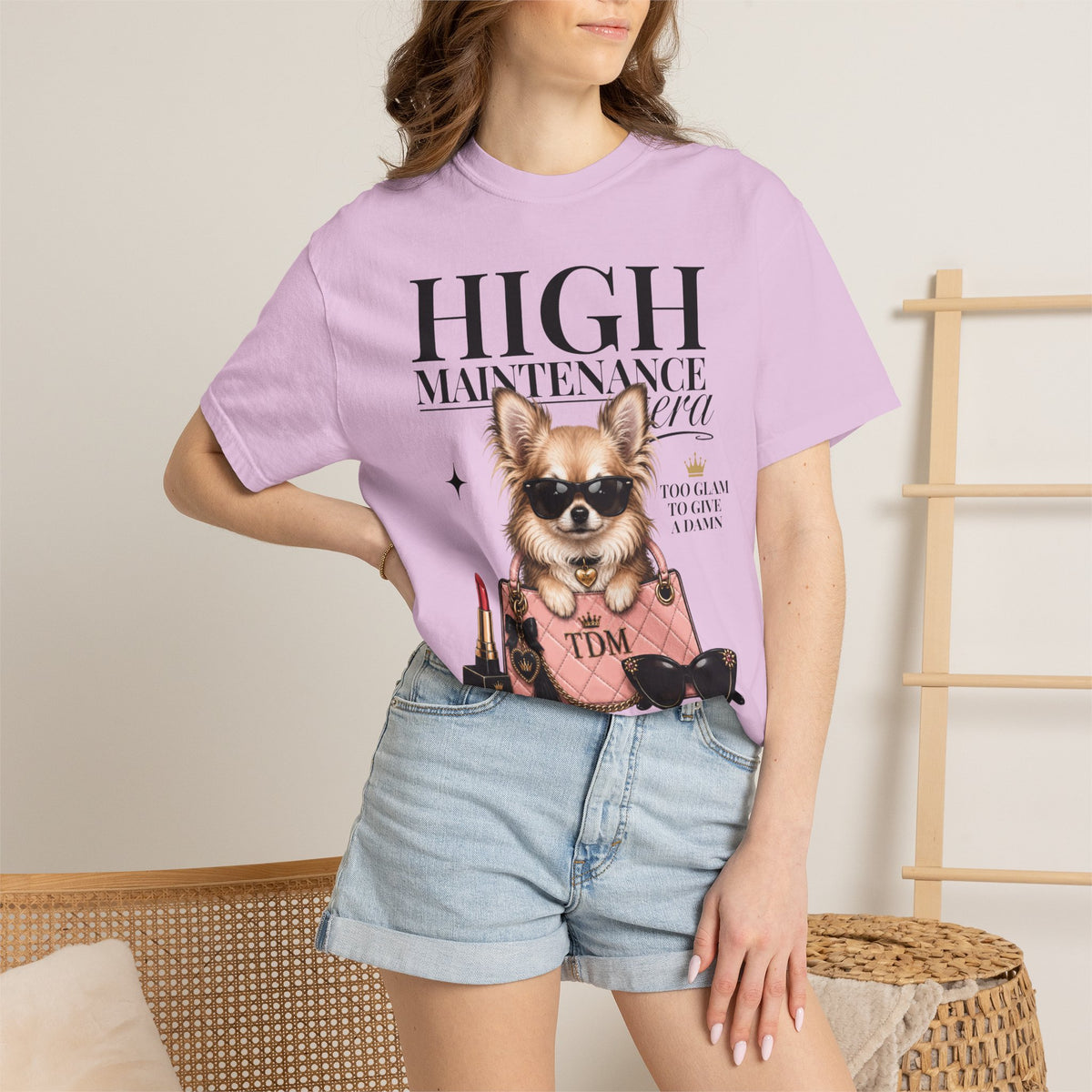 Chihuahua Long Hair | High Maintenance Era T-Shirt