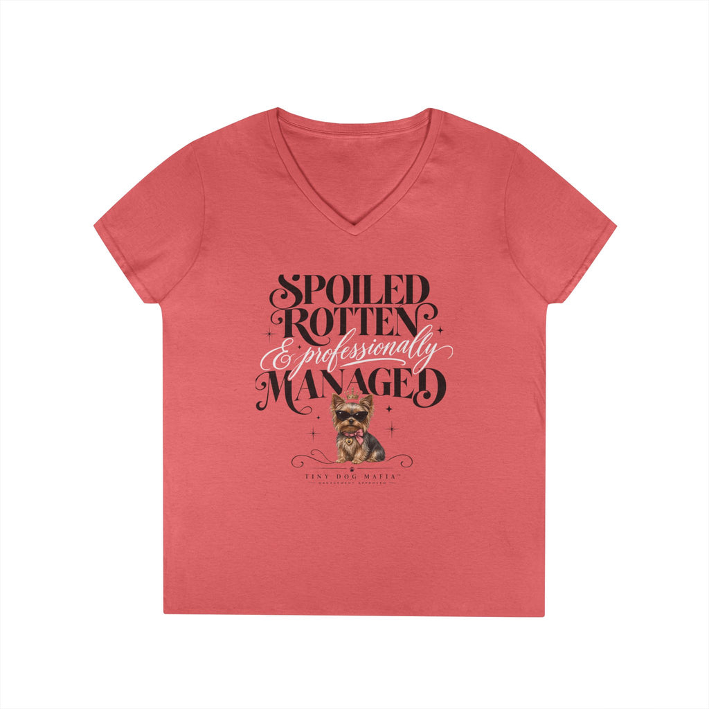 Yorkie - V-Neck Tee