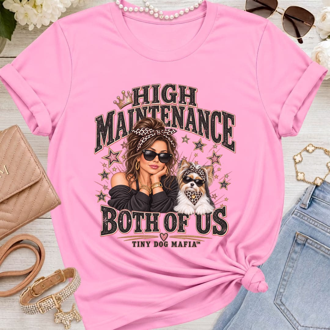 Biewer Terrier (Bow) - High Maintenance Both of Us - Brunette - Heather Bubble Gum