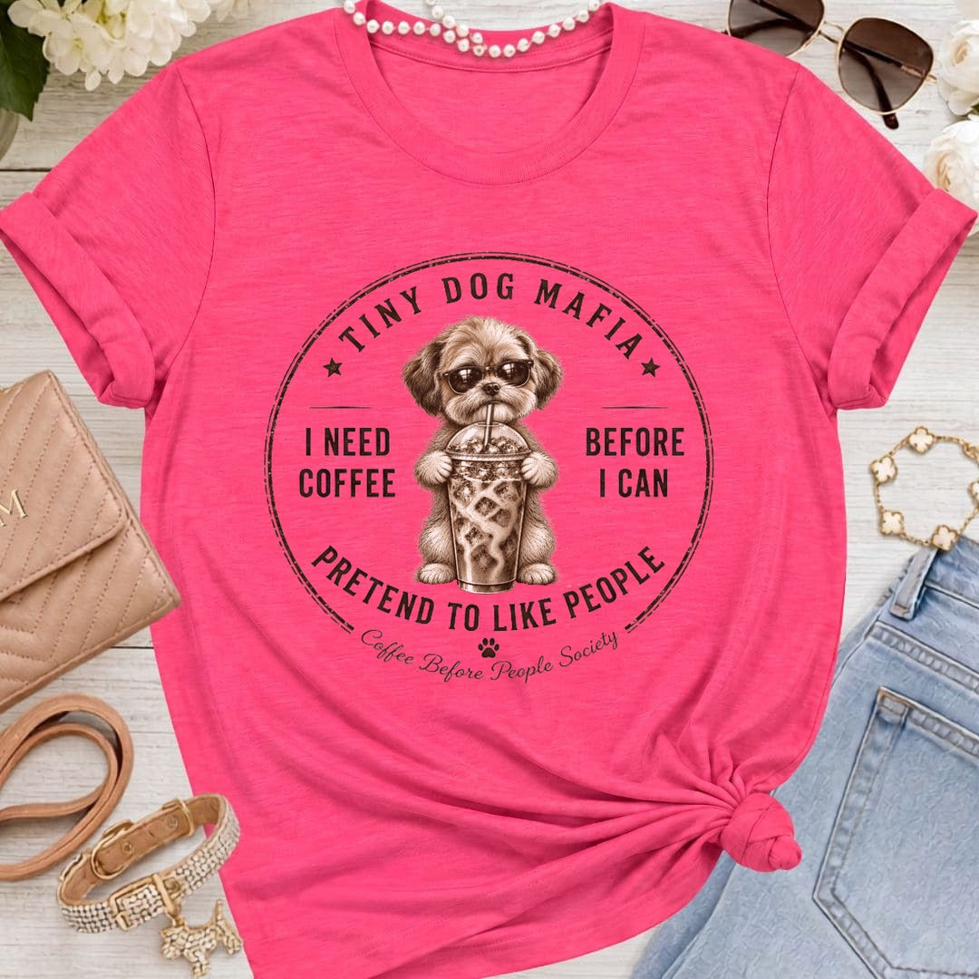 Broodle Griffin - Coffee + Pretend - Fuchsia