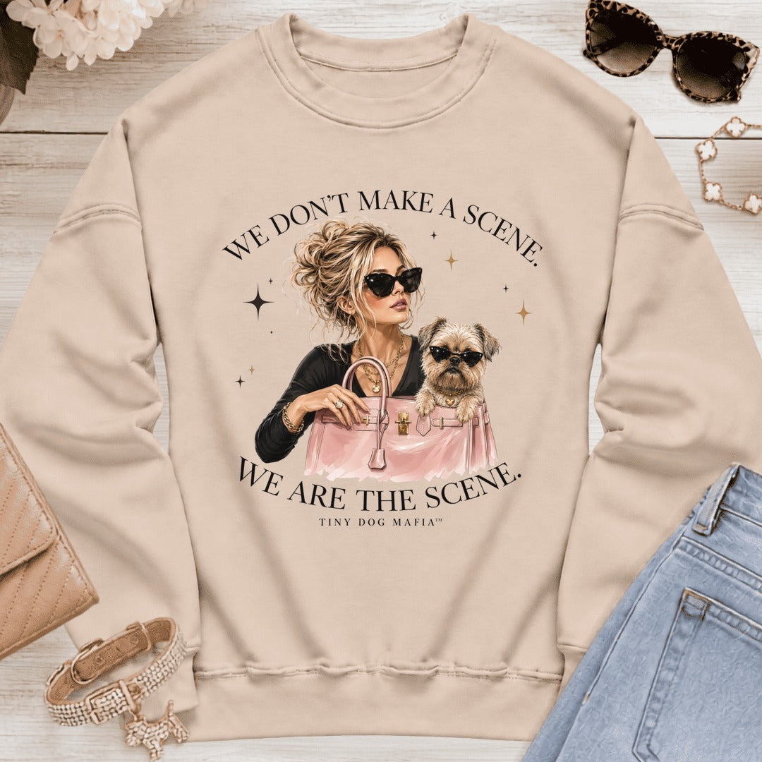 Broodle Griffon - We Are The Scene | Sweatshirt - Sand