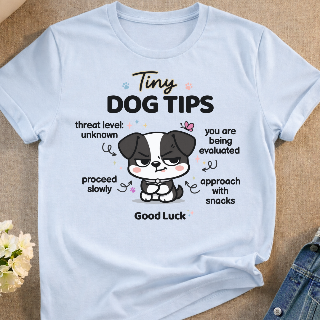 Tiny Dog Tips T-Shirt