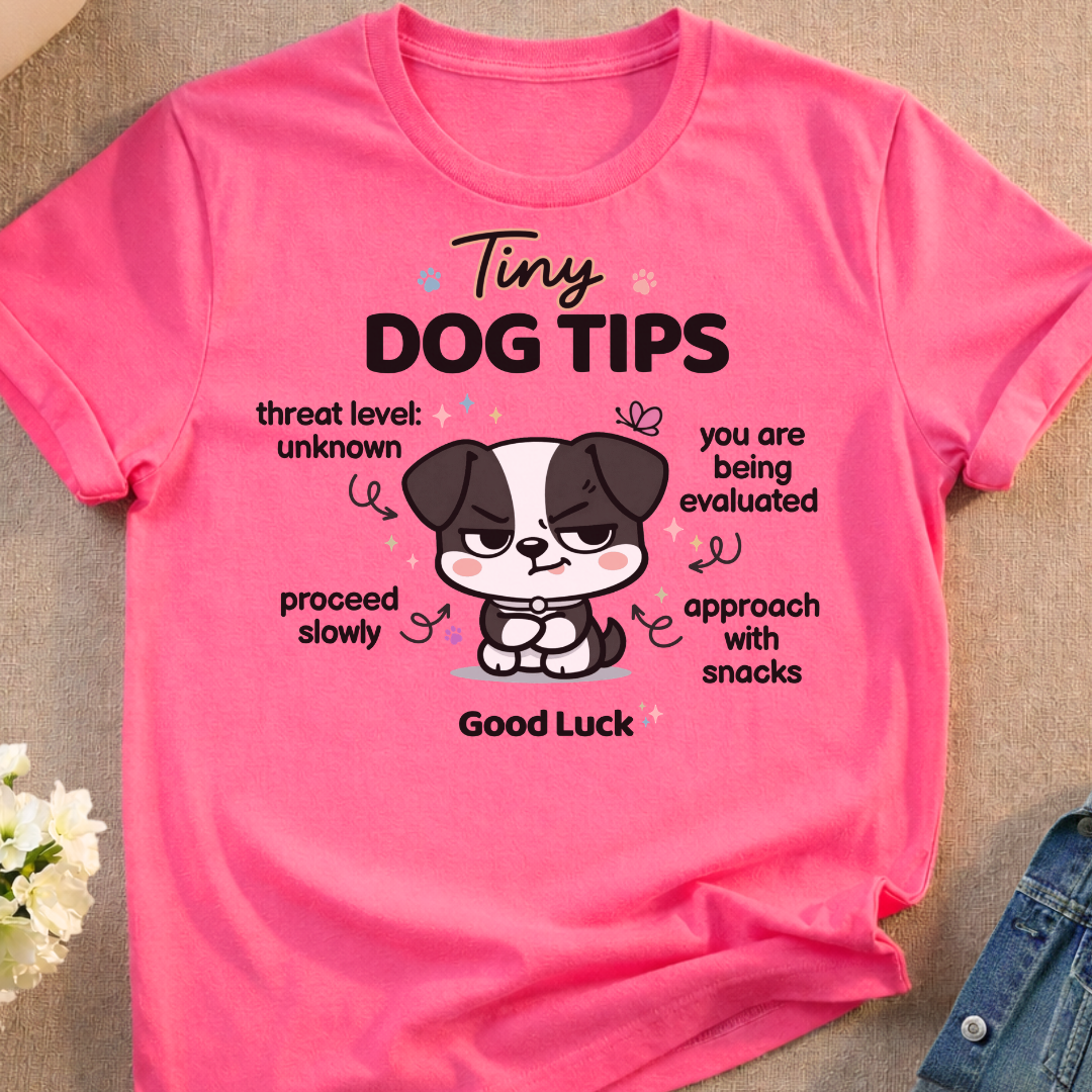 Tiny Dog Tips T-Shirt