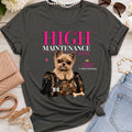 Cairn Terrier | High Maintenance Camo T-Shirt - Black