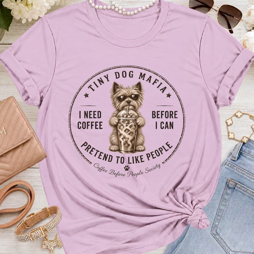Cairn Terrier - Coffee + Pretend - Lilac
