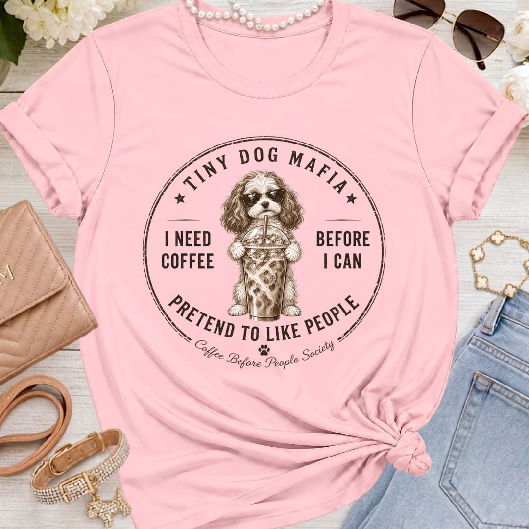 Cavachon - Coffee + Pretend - Pink