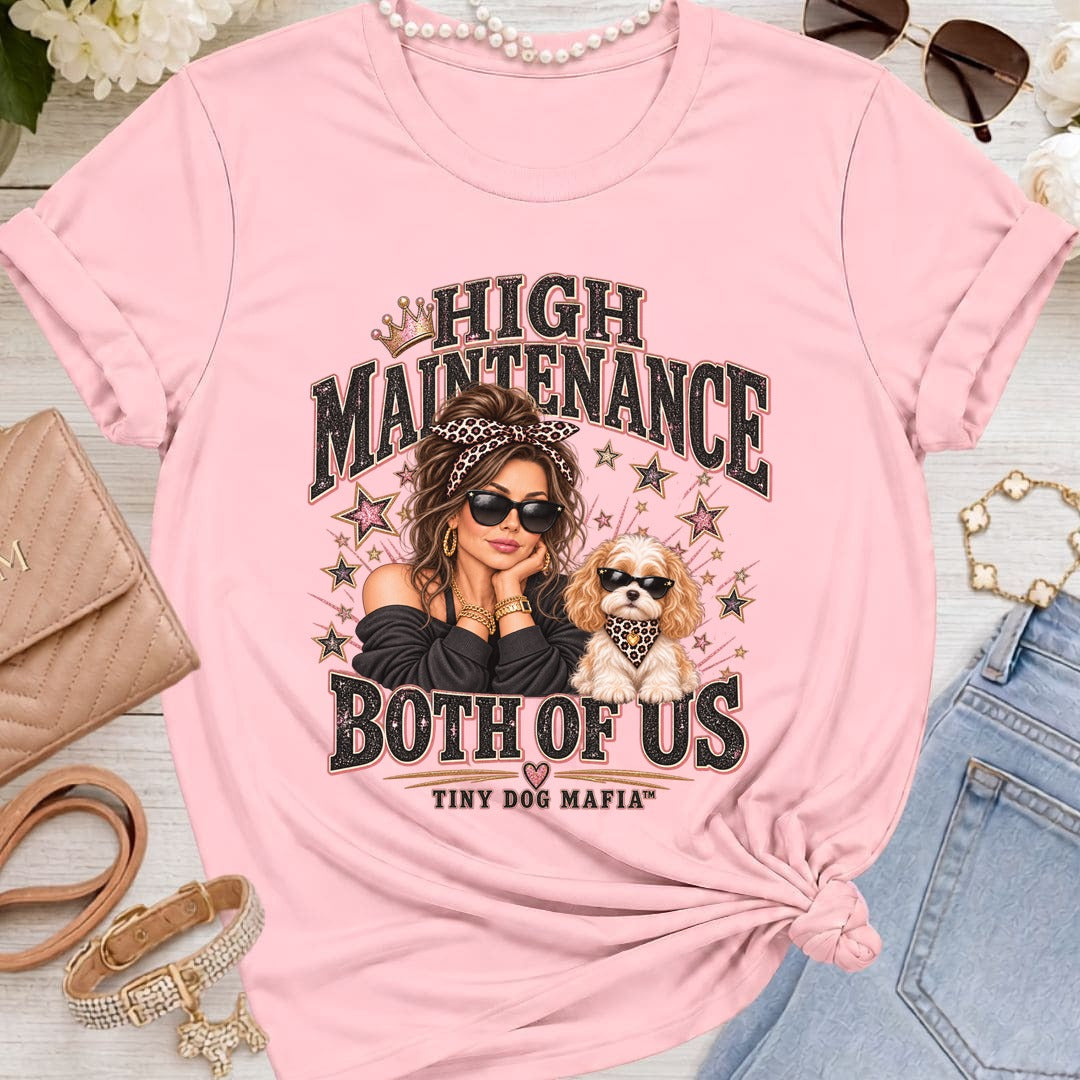 Cavachon - High Maintenance Both of Us - Brunette - Pink