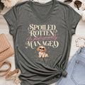 Cavachon - Spoiled & Managed Vneck - Graphite Heather