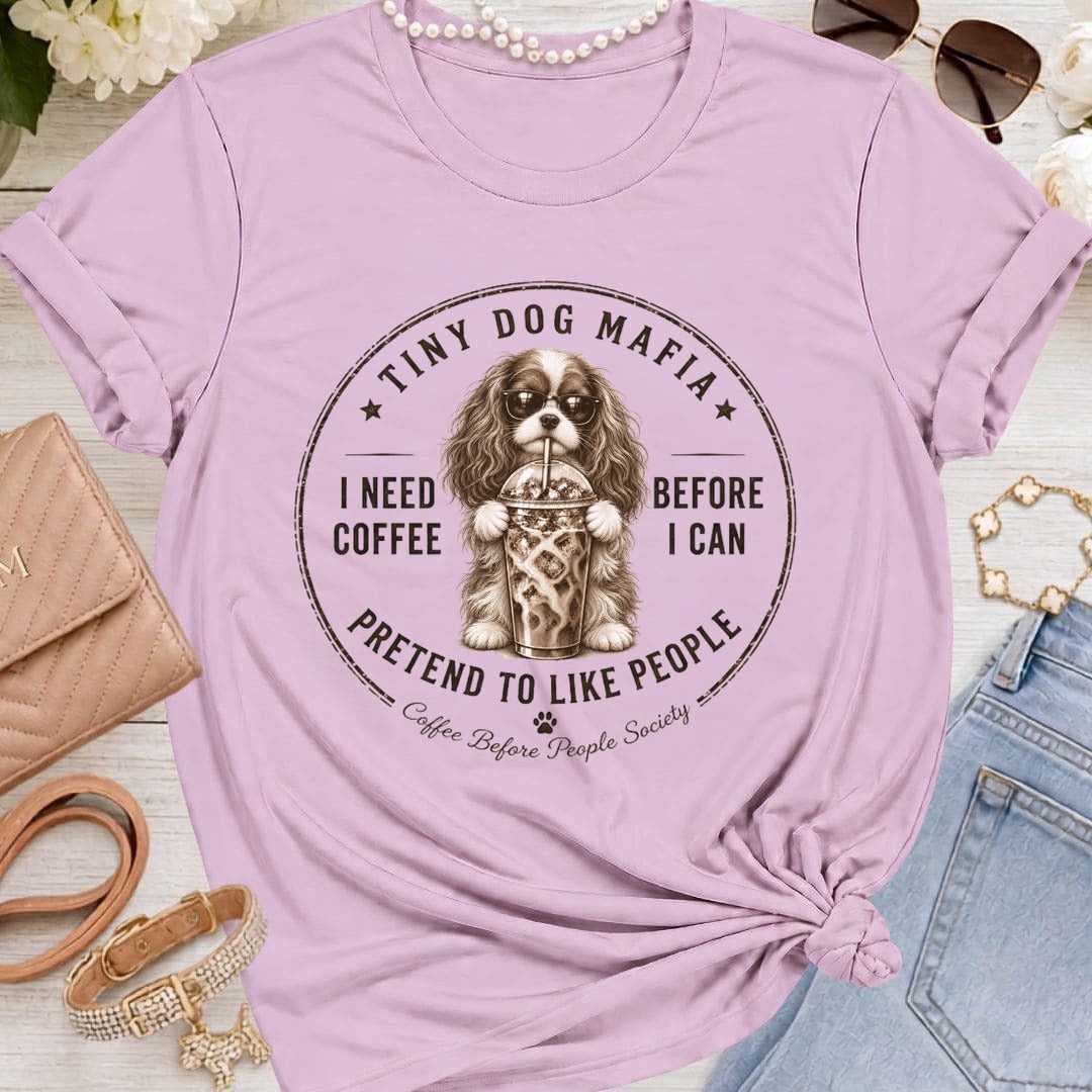 Cavalier King Charles Spaniel - Coffee + Pretend - Lilac